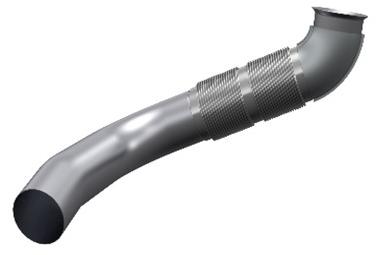 MERCEDES ACTROS EURO 5 ESNEK EKSOZ BORUSU 9304905919