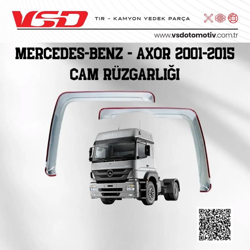 MERCEDES BENZ AXOR 2001-2015 CAM RÜZGARLIĞI