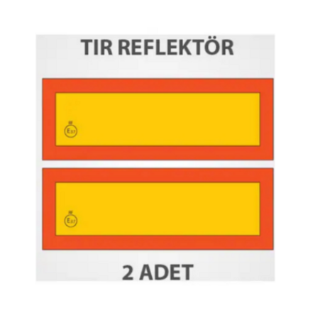 REFLEKTÖR TIR ALİMİNYUM 2.KLT SAÇ - LEVHA REFLEKTÖRLER TUV...