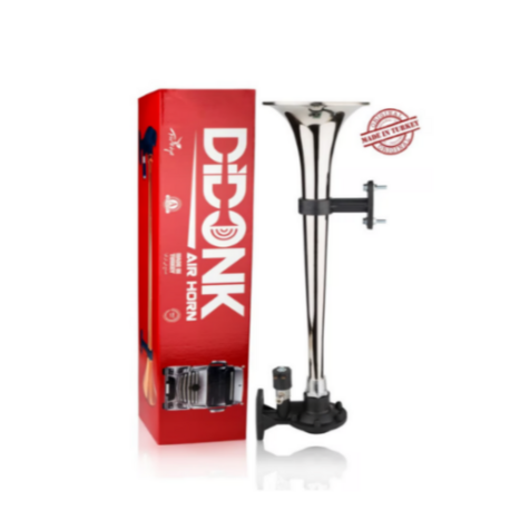 TEKLİ HAVALI KORNA 35 CM (KROM) 24V